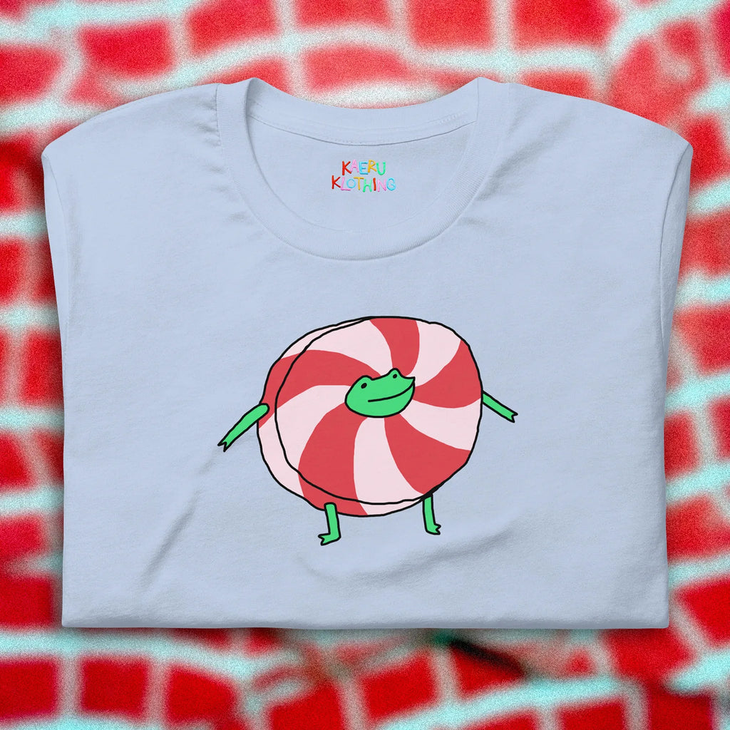 'PEPPERMINTRU' TEE