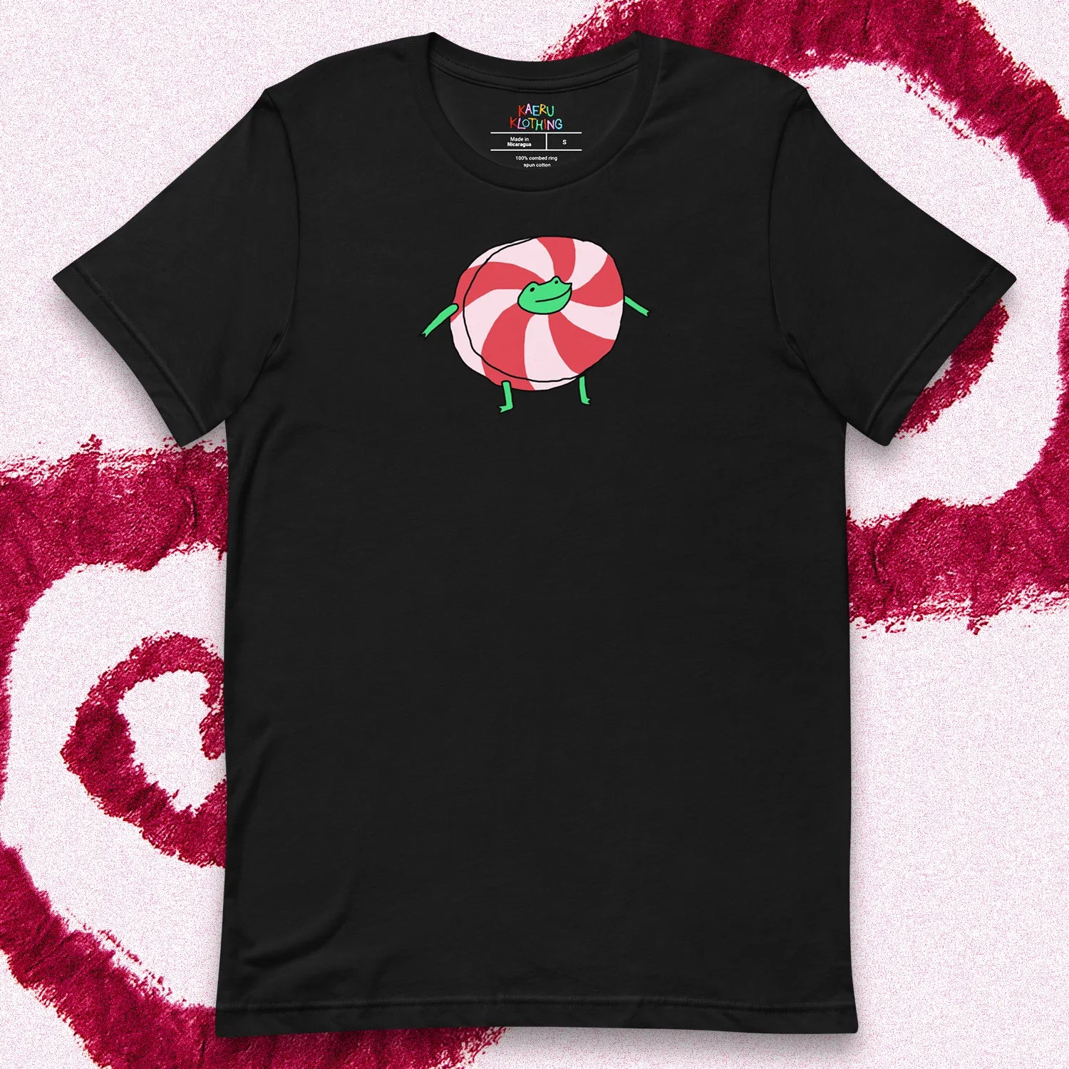 'PEPPERMINTRU' TEE