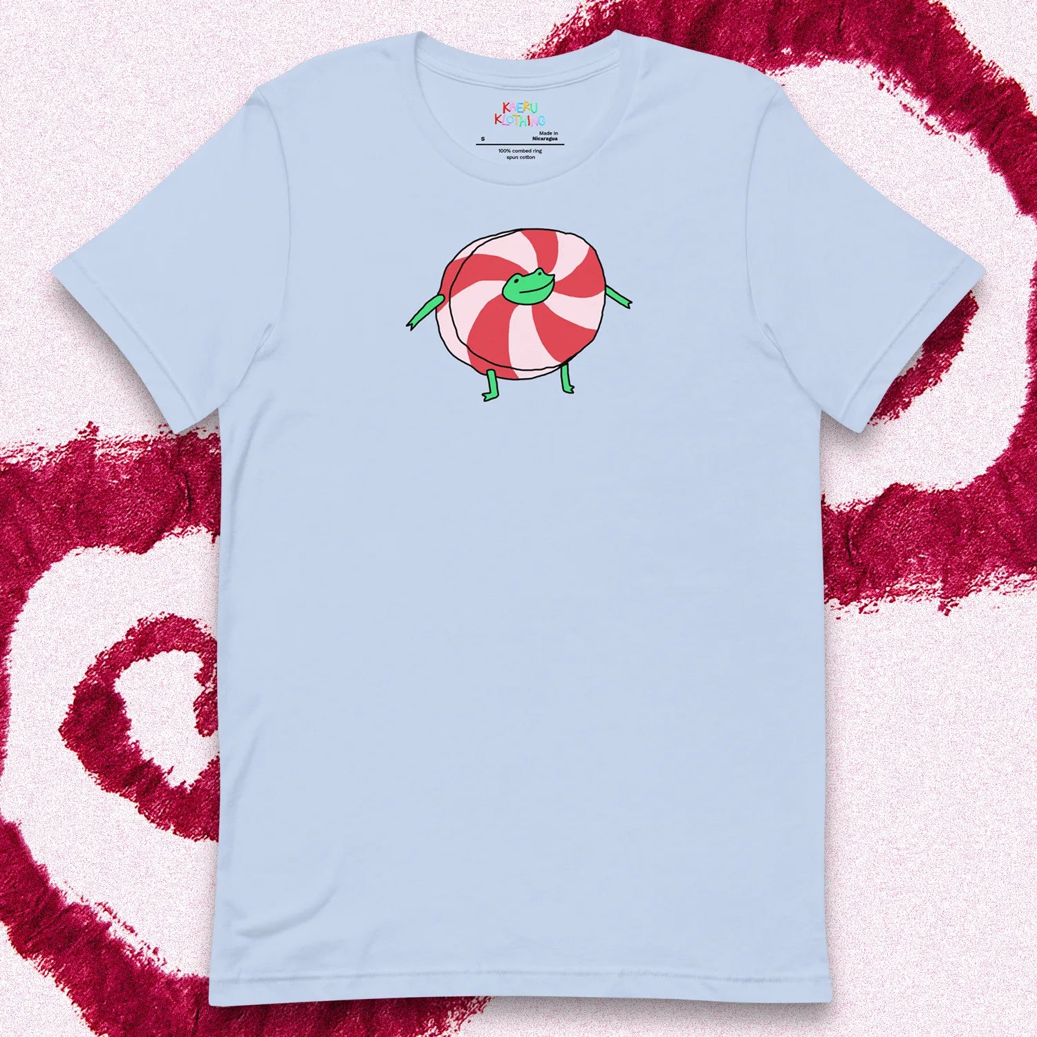'PEPPERMINTRU' TEE