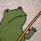 FROG RAKE KNIT SWEATER