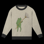 FROG RAKE KNIT SWEATER