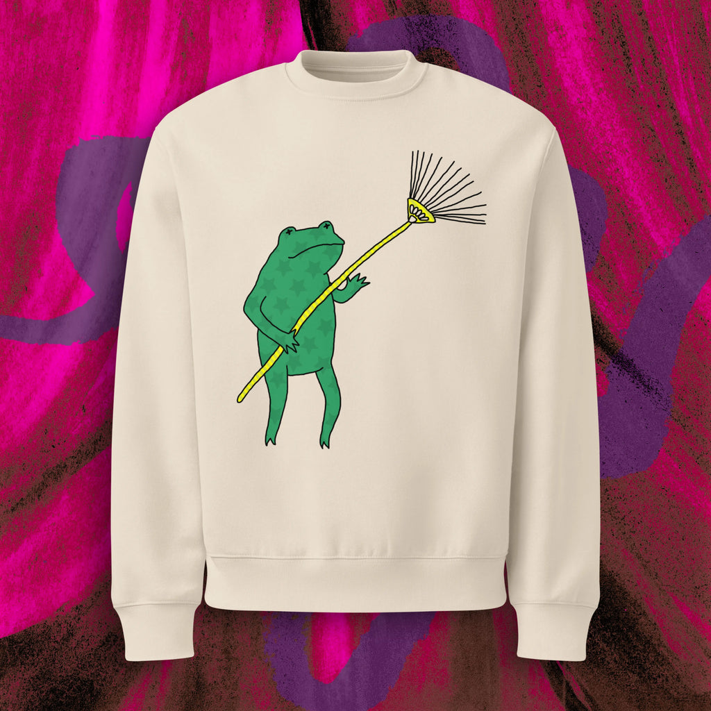 'FROG RAKE' OVERSIZED SWEATSHIRT